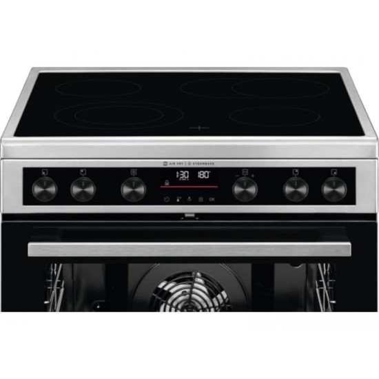 Aeg CCB6693APM Κουζίνα Κεραμική Inox με Πυρόλυση,73λιτρα,Τηλεσκοπικοί βραχίονες TR1LV Aeg CCB6693APM Κουζίνα Κεραμική Inox με Πυρόλυση,73λιτρα,Τηλεσκοπικοί βραχίονες TR1LV