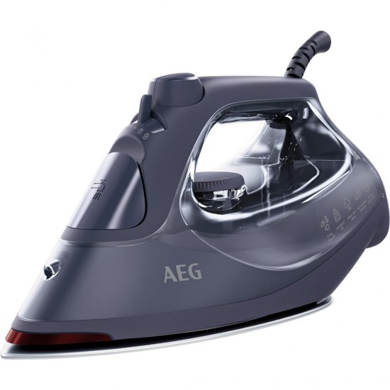 AEG SI6-1-4MN Delicate Σίδερο Ατμού 2500W με Συνεχόμενη Παροχή 40gr/min,( gr/βολή): 200,πλάκα Glissium™ 175,Anti-spill