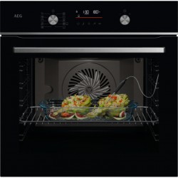 AEG OS6CB531AB 6000 SenseCook Φούρνος 71lt Μαύρος, Wi-Fi πιεζόμενοι διακόπτες, Soft Closing and Opening Door ,Catalytic Partial/ Aqua Clean,γερμανιας