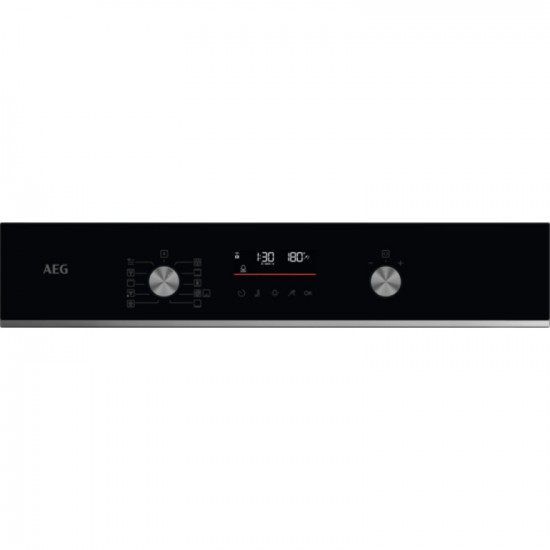 AEG OS6CB531AB 6000 SenseCook Φούρνος 71lt Μαύρος, Wi-Fi πιεζόμενοι διακόπτες, Soft Closing and Opening Door ,Catalytic Partial/ Aqua Clean,γερμανιας