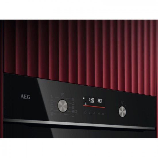 AEG OS6CB531AB 6000 SenseCook Φούρνος 71lt Μαύρος, Wi-Fi πιεζόμενοι διακόπτες, Soft Closing and Opening Door ,Catalytic Partial/ Aqua Clean,γερμανιας