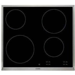 AEG HK624000XB Αυτόνομη Κεραμική Εστία (58cm),OptiFit Frame™, inox XL πλαίσιο,Προστασία/Κλείδωμα: Αυτόματη απενεργοποίηση