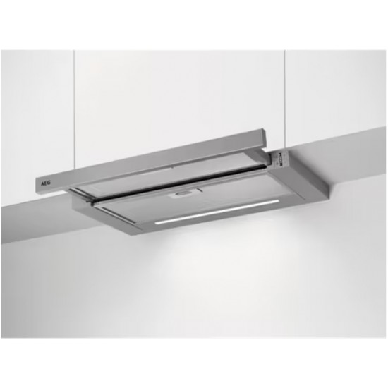AEG DPE5660M Συρόμενος Απορροφητήρας 60cm Inox  ,Γερμανίας,660 m³/h ,ExtractionTech Plus