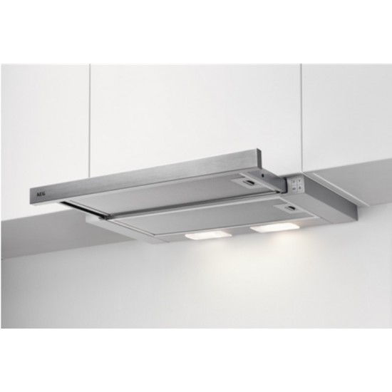 AEG DPB3632S Συρόμενος Απορροφητήρας 60cm Inox,410 m³/h,Γερμανίας