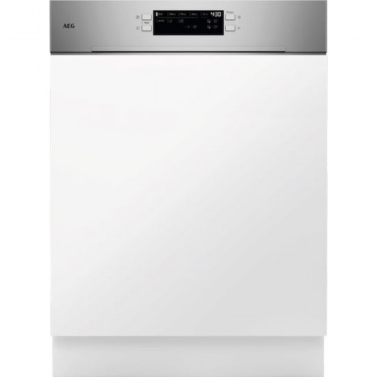 AEG GT6210D1SNM Εντοιχιζόμενο Πλυντήριο Πιάτων για 13 Σερβίτσια 60cm,(M) οθόνη TimeSelect .βραχίονας SatelliteClean® ,AirDry 