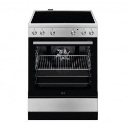 AEG CCB6400NBM Κουζίνα 73lt ,inox,με Κεραμικές Εστίες Π59.6εκ,βυθιζόμενοι διακόπτες ,Aqua Clean εμαγιέ,