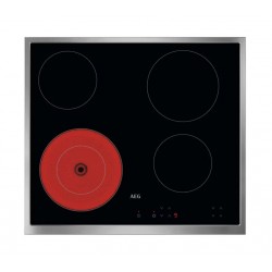  AEG ORS64A00XB Εστία Κεραμική  ,Χειριστήριο αφής.  (Μ) Κλείδωμα ασφαλείας.    Ένδειξη εναπομένουσας θερμοκρασίας.