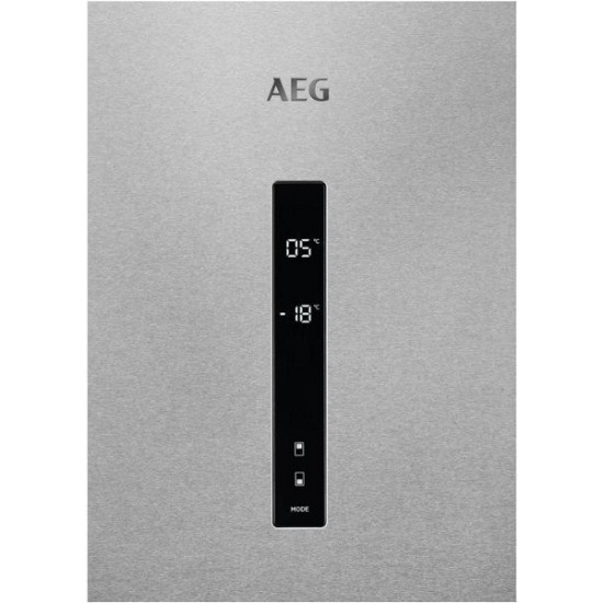 AEG RCB736E7MX Ψυγειοκαταψύκτης 366lt No Frost Υ201xΠ59.5xΒ65cm Inox AEG RCB736E7MX Ψυγειοκαταψύκτης 366lt No Frost Υ201xΠ59.5xΒ65cm Inox