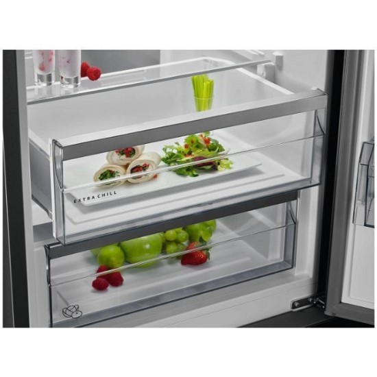 AEG RCB736E7MX Ψυγειοκαταψύκτης 366lt No Frost Υ201xΠ59.5xΒ65cm Inox AEG RCB736E7MX Ψυγειοκαταψύκτης 366lt No Frost Υ201xΠ59.5xΒ65cm Inox