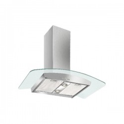 AIRFAN LD22-90 Απορροφητήρας Inox με τζάμι, 650m3/h