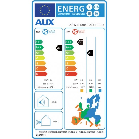 AUX Freedom ASW-H18B4/FAR3DI-EU Κλιματιστικό Inverter 18000 BTU A++/A+(Α+++) AUX Freedom ASW-H18B4/FAR3DI-EU Κλιματιστικό Inverter 18000 BTU A++/A+(Α+++)