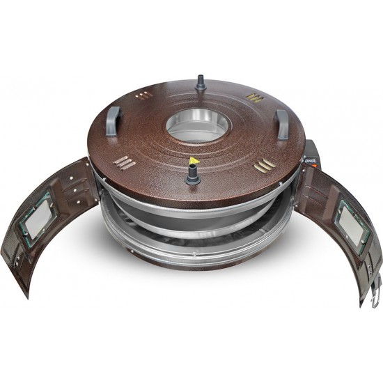 Akel AF-120 Red Ηλεκτρικό Φουρνάκι 33lt χωρίς Εστίες  ισχυς 1100w διαμετρος: 46 cm με θερμοστατη