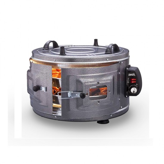 Akel AF110  Διπλό Ηλεκτρικό Φουρνάκι 1100w .46 cm    Δυνατοτητα μαγειρεματος μεχρι και 2 φαγητα ταυτοχρονα