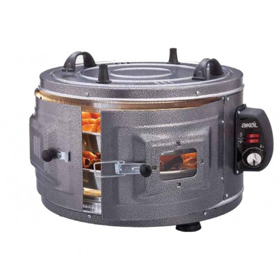 Akel AF110  Διπλό Ηλεκτρικό Φουρνάκι 1100w .46 cm    Δυνατοτητα μαγειρεματος μεχρι και 2 φαγητα ταυτοχρονα