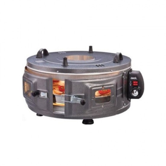 Akel AF-120 Red Ηλεκτρικό Φουρνάκι 33lt χωρίς Εστίες  ισχυς 1100w διαμετρος: 46 cm με θερμοστατη