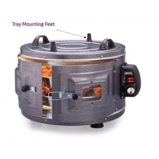 Akel  ΑF-210  Ηλεκτρικό Φουρνάκι 42lt , 53 cm με 2 ταψια 48cm  ,δυνατοτητα μαγειρεματος μεχρι και 2 φαγητα ταυτοχρονα,2 x 650W (1300 WATT)