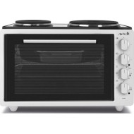 Arielli AO-3642W Ηλεκτρικό Φουρνάκι 42lt με 2 Εστίες White ,Ισχύς: 650W(λευκο)