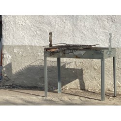 Biofan,10421, Ανοξείδωτη Ψησταριά Κάρβουνου Επιφάνειας  Y50 χ Μ68χ Π30cm  