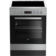  Beko FSM 67320 DXT Κουζίνα 72λιτ,INOX,Βυθιζόμενοι διακόπτες POP,3D,με Εστίες Κεραμικές ,τηλεσκοπικος2 επίπεδα ,3 χρονια εγγυηση