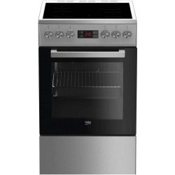 Beko FSM57300GX Κουζίνα Ηλεκτρική 55lt με Κεραμικές Εστίες 50cm ΙΝΟΧ,Διακόπτες: Χωνευτοί ,
