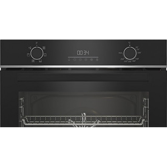 Beko BBIE17301BD Φούρνος Ηλεκτρικός 72lt , Διακόπτες   Βυθιζόμενοι,59.4cm,Καθαρισμός με ατμό