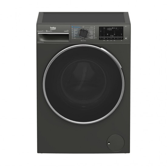 Beko B5DF510447M Πλυντήριο Στεγνωτήριο Ρούχων 10kg / 6kg ,1400 Στροφές,Λογισμικό Wash & Wear®,Hygiene + Wash & Dry, AquaWave®,Μανχάταν γκρι