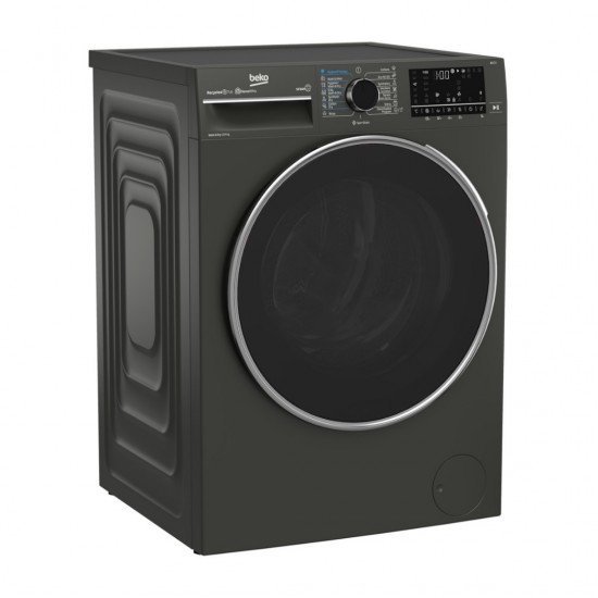 Beko B5DF510447M Πλυντήριο Στεγνωτήριο Ρούχων 10kg / 6kg ,1400 Στροφές,Λογισμικό Wash & Wear®,Hygiene + Wash & Dry, AquaWave®,Μανχάταν γκρι