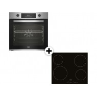BEKO BBIE 12300 XD + HIC 64401 Σετ Φούρνος (72lt)+Εστία Κεραμική (60cm)