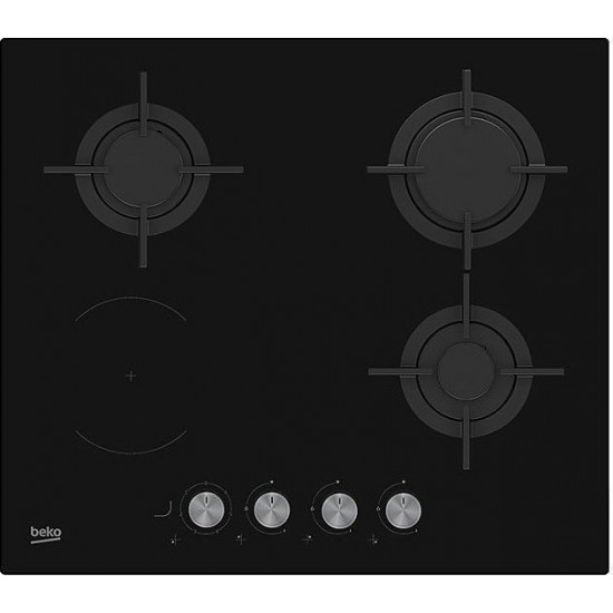 Beko HILM64222SV Εστία Αερίου & Ρεύματος Αυτόνομη 59x49cm