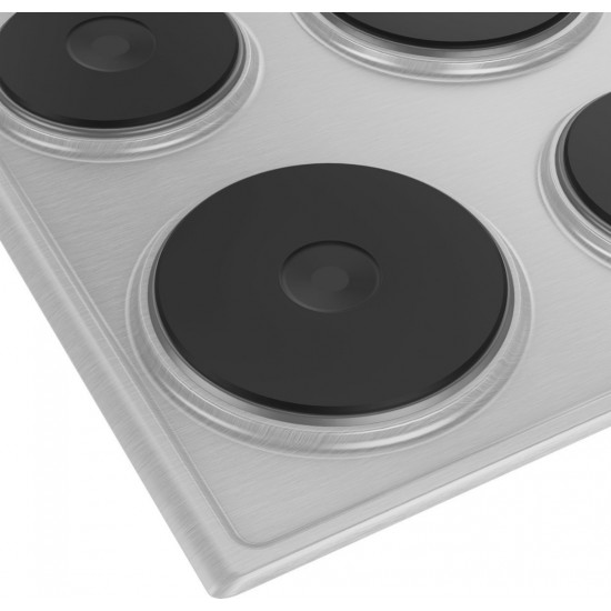 Beko HIGE64100X Εμαγιέ Εστία Αυτόνομη 58x51cm,ΙΝΟΧ,