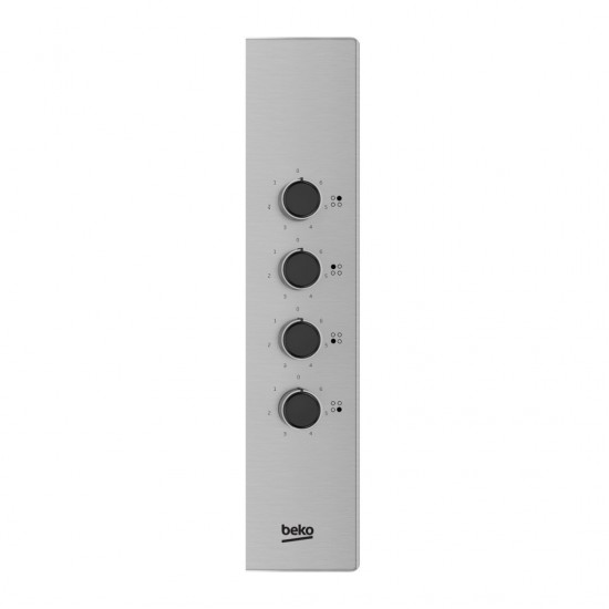 Beko HIGE64100X Εμαγιέ Εστία Αυτόνομη 58x51cm,ΙΝΟΧ,