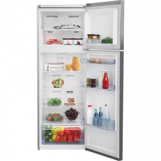 Beko  RDNE350K40XB   Ψυγείο Δίπορτο 313lt , Διπλή ψύξη NeoFrost ,υψ1,72xΠ59.5xΒ65.5εκ. Γκρι 
