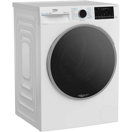 Beko B7WFU69418WBES Πλυντήριο Ρούχων 9kg 1400 Στροφών, Α-50%,ProSmart™ Inverter Motor ,AquaTech™ ,Steamcure with Refreshment,OptiSense®