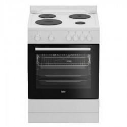 Beko FBM66001GWS Κουζίνα Ηλεκτρική 72lt με Εμαγιέ Εστίες 60cm