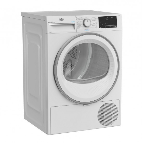 BEKO B3T68230 Στεγνωτήριο 8kg A++ με Αντλία Θερμότητας , SteamCure / Recycled Dry, 15 Προγράμματα,3 χρονια εγγυηση