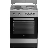 Beko FSM67020PSX Κουζίνα (65lt) με Εμαγιέ Εστίες ,8 τροποι,με Υδρόλυση,(Πλ60εκ.) Inox, 3 χρονια εγγυηση