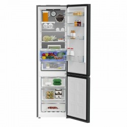 Beko B5RCNE406LXBRW Ψυγειοκαταψύκτης 355lt NoFrost Υ203.5xΠ59.5xΒ66.3εκ. Γκρι 