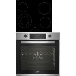 Beko BBIE12300XD+HIC 64402 Σετ Φούρνος άνω (Πάγκου 72lt) +Κεραμική Εστία Αυτόνομη με Λειτουργία Κλειδώματος 58x51εκ.