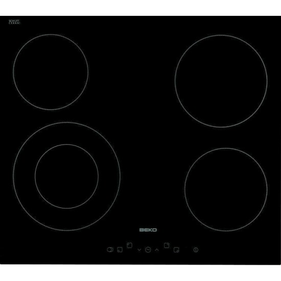 Beko BBIE12300XD+HIC 64402 Σετ Φούρνος άνω (Πάγκου 72lt) +Κεραμική Εστία Αυτόνομη με Λειτουργία Κλειδώματος 58x51εκ.