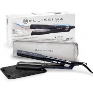 Bellissima R9501 Επαγγελματική Ισιωτική Μαλλιών Black ,XL πλάκες ,ατμού Steam Active Care™