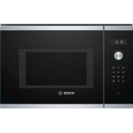 Bosch BEL554MS0 Εντοιχιζόμενος Φούρνος Μικροκυμάτων με Grill (25lt) Black, Inox