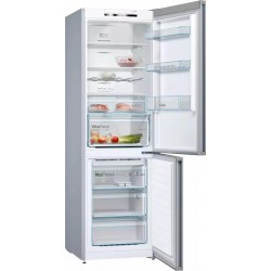 Bosch KGN36VLED Ψυγειοκαταψύκτης 357lt ,  Υ186xΠ60xΒ66εκ. Inox,  Total NoFrost ,Dynamic MultiAirFlow,