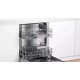 Bosch SMI4HTS31E Πλυντήριο Πιάτων Εντοιχιζόμενο (60cm) 12 Σερβίτσιων Λευκό Α++