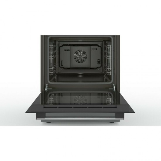 Bosch HKA090150 Κουζίνα 66lt με Κεραμικές Εστίες Π60εκ. Inox,Διακόπτες Σταθεροί, Τρόποι Ψησίματος 7