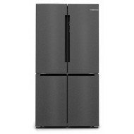 Bosch KFN96AXEA Ψυγείο Ντουλάπα 605lt Total NoFrost ,Multi Door,MultiAirflow,Υ183xΠ91xΒ73.1εκ. Inox