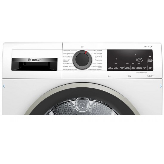 Bosch WQG23108GR Στεγνωτήριο 8kg A++ με Αντλία Θερμότητας,SensitiveDrying:,AutoDry Bosch WQG23108GR Στεγνωτήριο 8kg A++ με Αντλία Θερμότητας,SensitiveDrying:,AutoDry