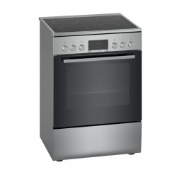 Bosch HKR39A250U Κουζίνα 66lt inox με -6-Κεραμικές Εστίες Π60εκ.Διακόπτες  Βυθιζόμενοι,Τρόποι Ψησίματος  7,Αυτόματος Καθαρισμός,