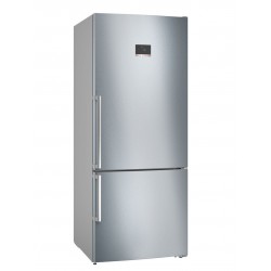 Bosch KGN76XIEP Ψυγειοκαταψύκτης 526lt Full No Frost Υ186xΠ75xΒ80cm Inox,Dynamic MultiAirFlow 