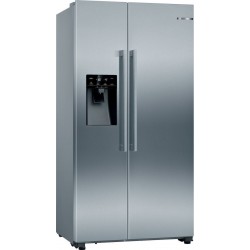 Bosch KAD93AIEP Ψυγείο Ντουλάπα inox ,562lt , ,Full NoFrost,Dynamic MultiAirFlowΥ1.78.7xΠ90.8xΒ70.7cm ,Παροχή νερού, πάγου και θρυμματισμένου πάγου με φωτισμό
