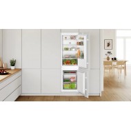 Bosch KIV86NSE0 Εντοιχιζόμενος Ψυγειοκαταψύκτης 267lt (Μ) Υ177.2xΠ54.1xΒ54.8cm Λευκός (low frost) Στατική Ψύξη,Eco Airflow